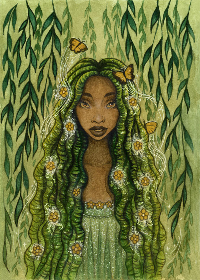 AWAKENING: Willow Faery in Spring